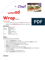 Salad Wrap Recipie