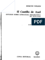 Edmund Wilson IV TSEliot El Castillo de Axel