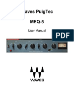 Waves Puigtec Meq-5: User Manual