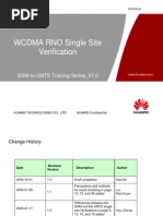 GSM-To-UMTS Training Series 13 - WCDMA Single Site Verification - V1.0