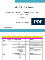 ICT Form 5 Yearly Plan 2014