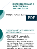 Unid2-DIVERSIDADE MICROBIANA E INTRODUÇÃO À BACTERIOLOGIA