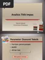 Download Ekonomi Teknik 08 - Analisis Titik Impas  Sensitivitas by Faishol Umar SN210886121 doc pdf