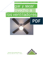 Analisis e Instalacion de Ventiladores de Techo.
