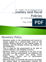 Monetary and Fiscal Policies