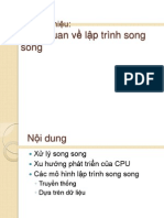 LTSSDL - Bai Gioi Thieu-Tong Quan Ve Lap Trinh Song Song