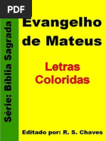 40 - Biblia Sagrada - Evangelho de Mateus PDF