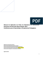 Manual de aplicación de fichas de monitoreo EBR 2013