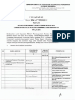 Daftar CPNS LKPP 2013