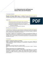 Direcci N de Finanzas MBA Marcelo Delfino