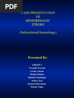 Download Case Presentation of Hemorrhagic Stroke Subarachnoid Hemorrhage by verna SN21091066 doc pdf