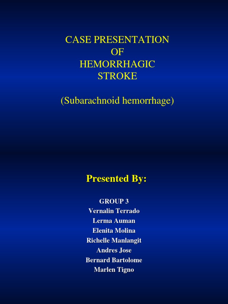 Intracerebral Hemorrhage Case Presentation 768x1024
