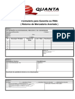 Formulario Rma