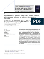 Medications-Altering-FT4-B Best Pract Res Clin Endocrinol Metab 2009 Dec 23(6) 753-67