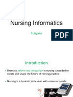 Nursing Informatics: Dramatic Reform and Innovation