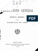 Ley del Presupuesto General de la República Argent