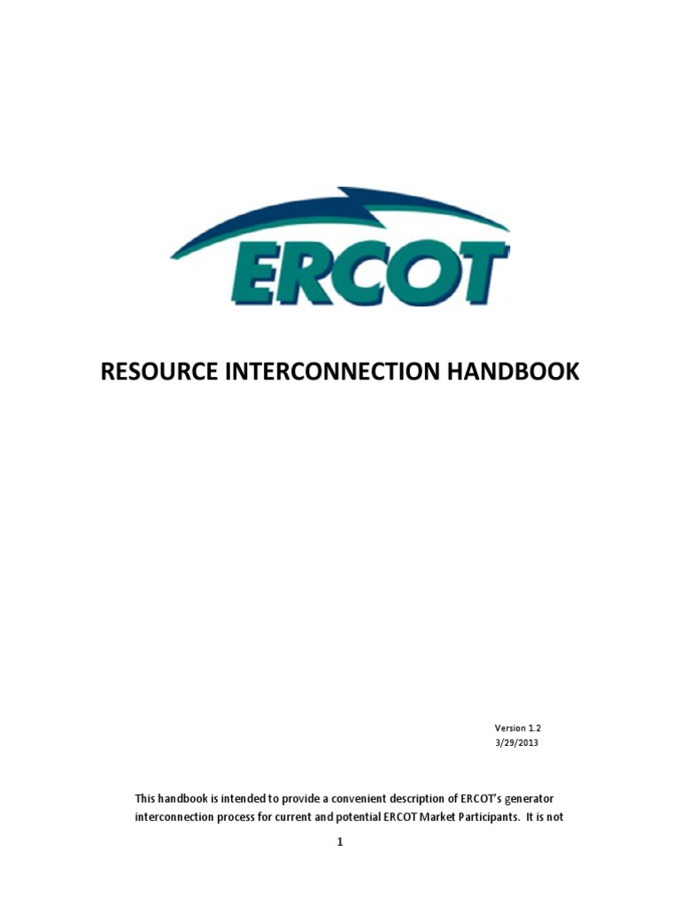 Interconnection Handbook v1 2 | PDF | Scada | Electrical Grid