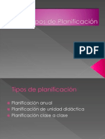 Tipos de Planificación