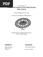 Fundamental Analysis of ICICI Bank Through Ratio Analysis