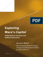 Bidet Jacques Exploring Marxs Capital Historical Materialism Book Series