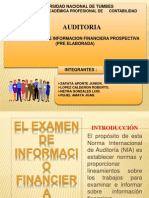 Diapo Auditoria - Nia Examen de Informacion Financiera Prospectiva