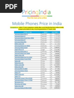 Mobile Phones Price in India - Cell Phones Buying Guide