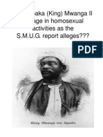 Did Kabaka (King) Mwanga II engage in homosexual activities as the S.M.U.G. report alleges??? by  Kamau Makesi-Tehuti