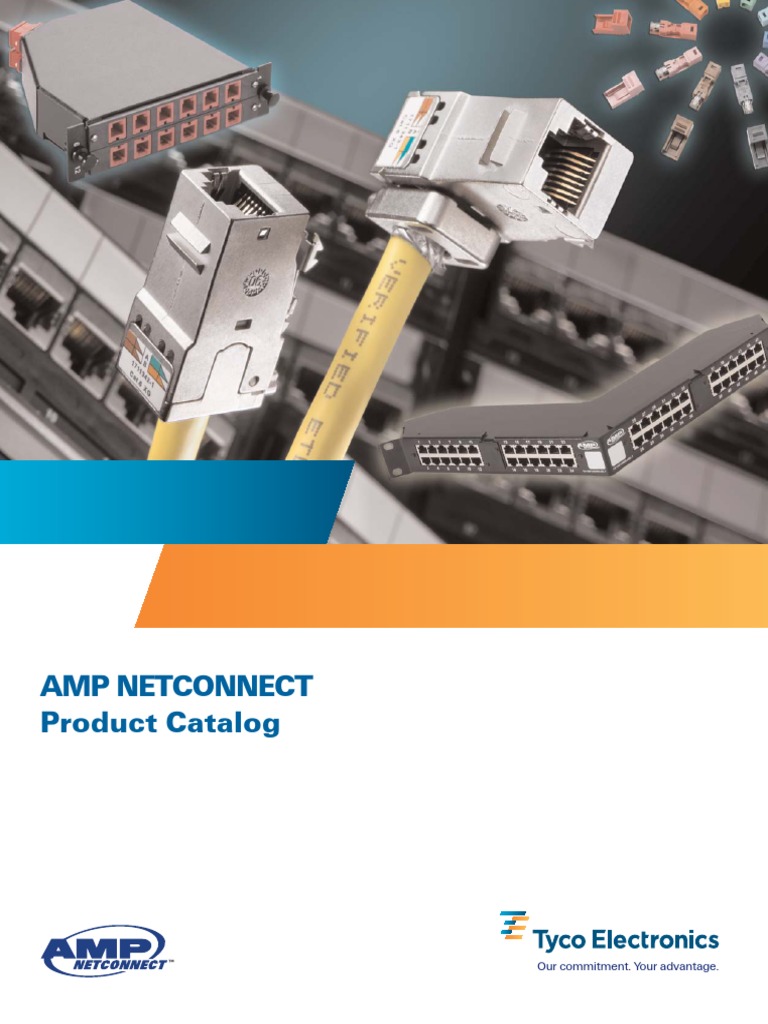 AMP NETCONNECT TycoNetconnectCatalog 2008 | PDF | Physical Layer ...