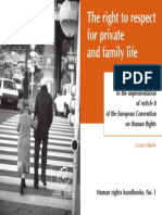 Article 8 - Right to respect for private and family life - ECHR Handbook