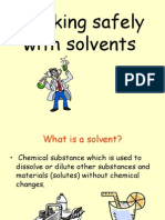 Working Safely With Solvents