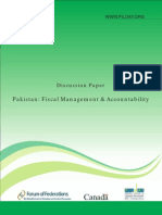 Pakistan Fiscal Management and Accountability