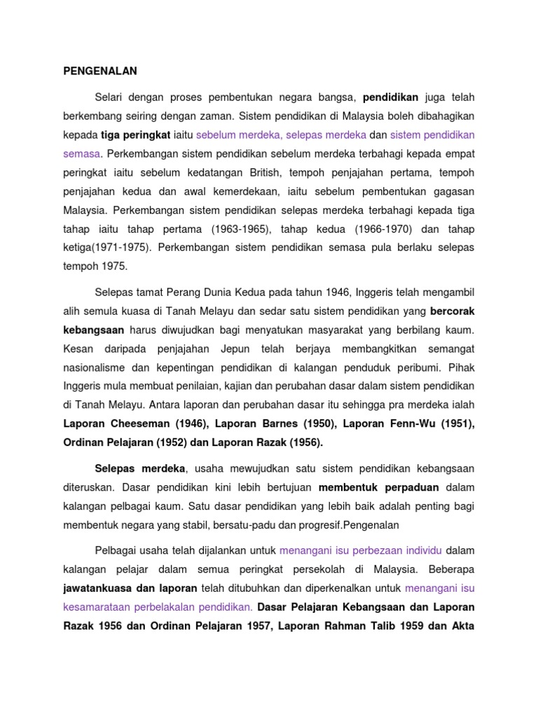 Laporan Barnes Dan Fenn