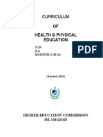 Curriculum For Health Physical 2004
