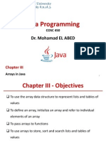 Java Array Programming