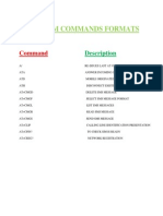 GSM Commands Formats: Command