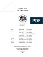 Analisis Swot Ksu Tandang Sari