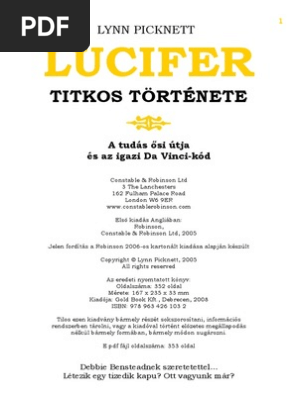 Lynn Picknett Lucifer Titkos Tortenete