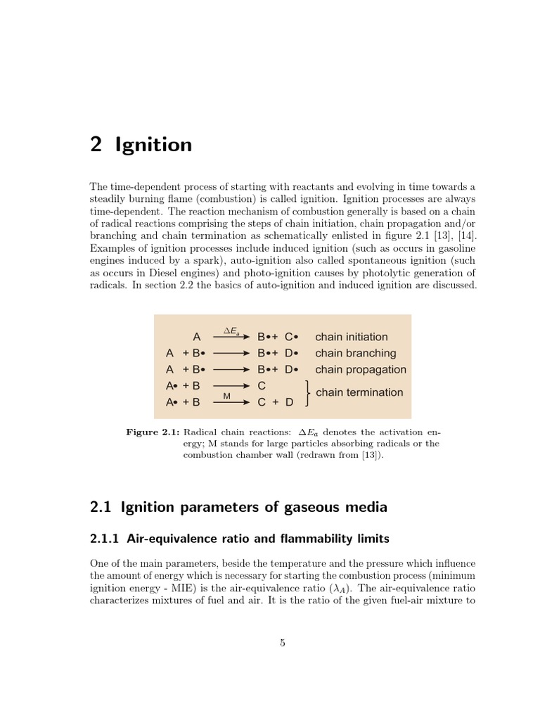 Understanding Ignition Processes in Combustion | PDF | Technology ...
