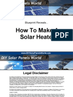 Solar Heater Blueprint