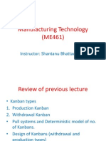 Manufacturing Technology (ME461) Lecture29
