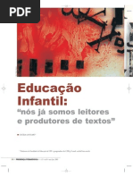 Nós já somos leitores e produtores de textos