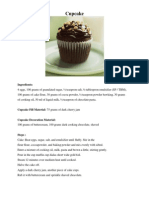 Cupcake: Ingredients