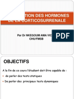 Exploration Des Hormones de La Corticossurenale