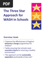 The Three Star Approach to WASH in Schools