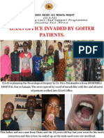 IZAAS Office Invaded by Goiter Patients