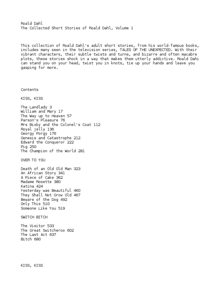 The swan roald dahl pdf image