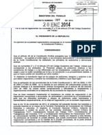 Decreto 089 Del 20 de Enero de 2014
