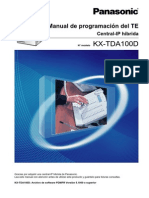 Manual de Programacion TE KX-TDA100D