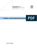 Leitfaden Ultraviolettstrahlung Künstlicher Quellen Fs-05-131-Aknir - Uv - Strahlung