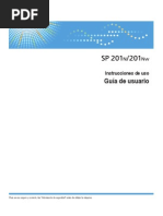 Download Manual de Instrucciones RICOH AFICIO MP 201SPF S by jjespin SN211018088 doc pdf